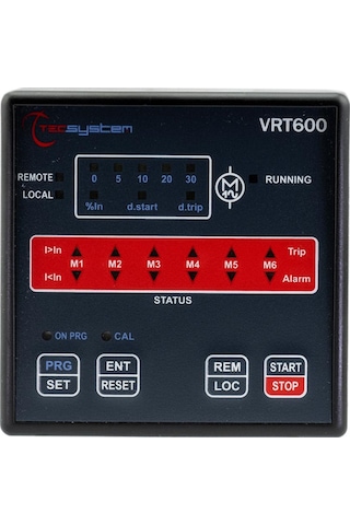 Vrt600 Zorunlu Havalandırma Sistemleri Sıcaklık Kontrol Ünitesi 6 Fan Çıkışlı Led & Fault Röleli