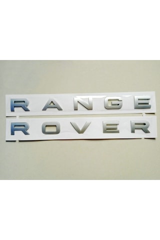Range Rover Evoque Kaput Ve Bagaj Yazısı Gri Renk