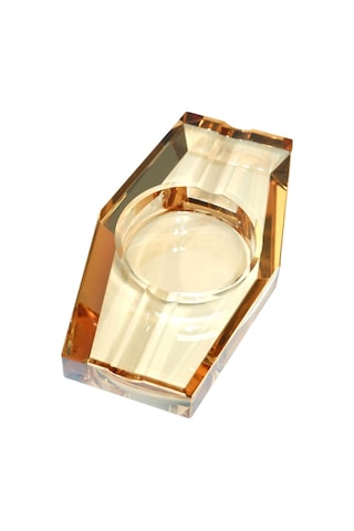 Premiumquality Gold Şeffaf Kristal İkili Puro Küllüğü - Tr9743