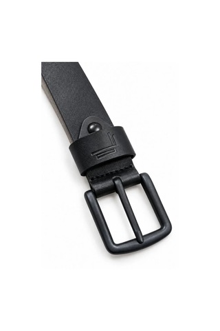 Suma Erkek Siyah 3,5 Cm Metal Tokalı Kot Ve Kumaş Pantolon Kemeri