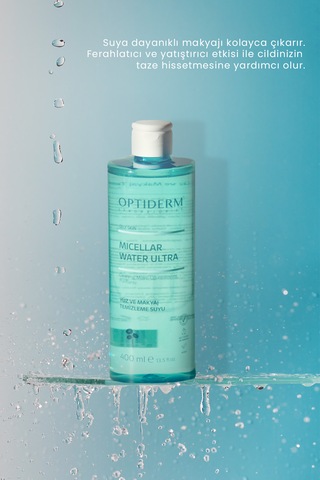 Optiderm Micellar Yüz Ve Makyaj Temizleme Suyu 400 Ml