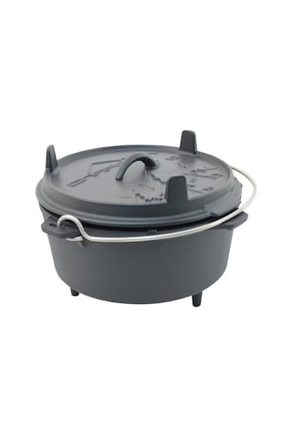 Nurgaz Campout 10 Inch Döküm Tencere Çok Renkli