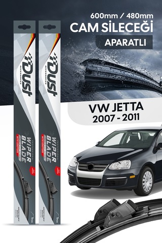 Volkswagen Jetta 2007-2011 Uyumlu Silecek Takımı 600mm/480mm S11-l