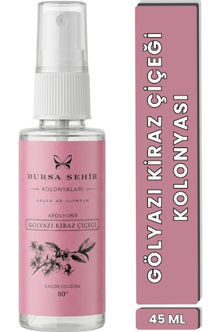 Gölyazı Kiraz Çiçeği Kolonyası, Sprey Başlıklı, 45 Ml, 80