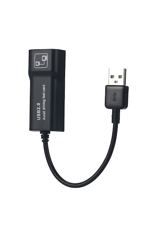 Reedark Usb2.0 To Rj45 Ethernet Adaptör 10/100 Mbps Dizüstü Ve Masaüstü Bilgisayar Bağdaştırıcı Kablosuz Lan Dönüştürücü