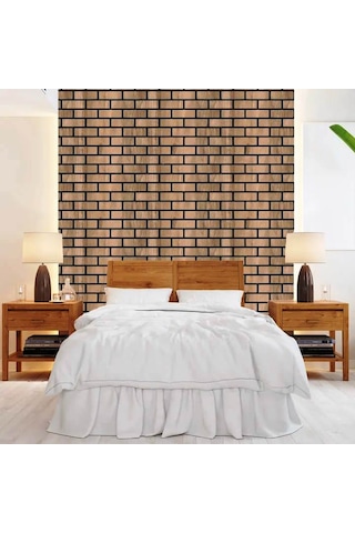 Winflex Eko Tuğla Akustik Ahşap Panel Savana Meşe