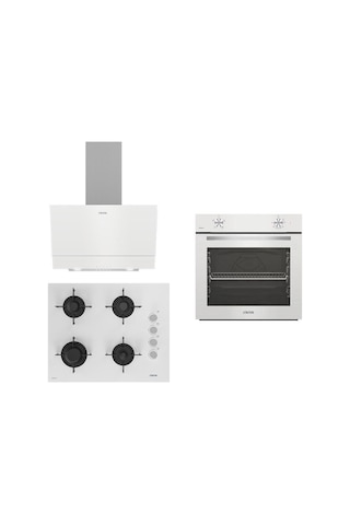 Altus ALA 310HW - ALA  159 DHW - ALA 510 W Beyaz Ankastre Set