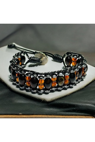 Damla Kehribar Bileklik Yetişkin Hcz-model Rlx Çok Renkli