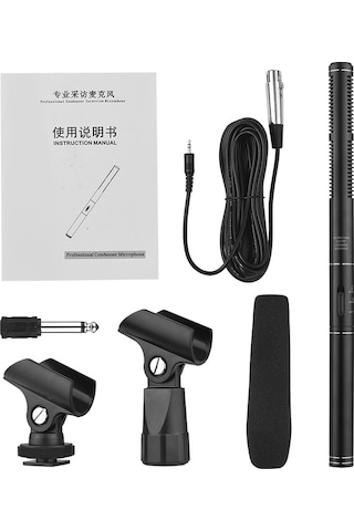 Singree "profesyonel Mf-360 Yönlü Kondenser Mikrofon Seti - 6m Kablo Ve Aksesuarlar"