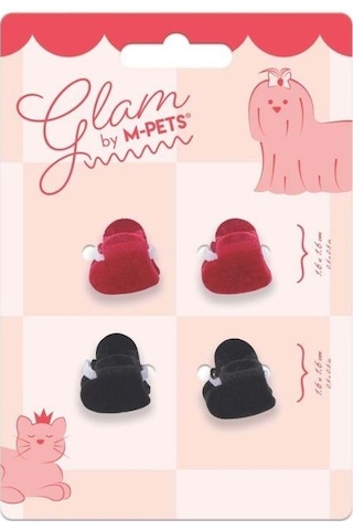 M-pets Glam Kalpli Kedi Ve Köpekler İçin Aksesuar Toka Kırmızı Siyah Mavi
