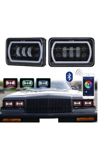 Sis Lambası 5 İnç Kare 12-32v Set