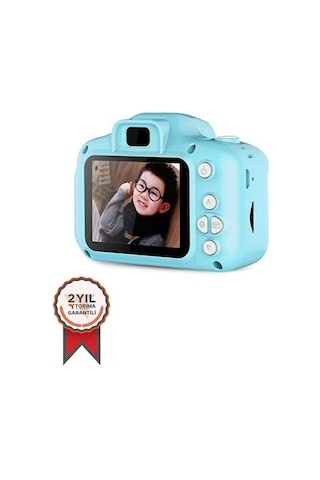 Torima Cmr7 1080p Hd Çocuk Kamera Dijital Fotoğraf Makinesi Mavi