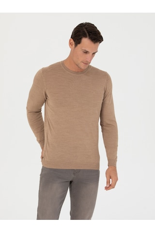 Cacharel Erkek Camel Kazak /triko 50270174-vr015 Kahverengi
