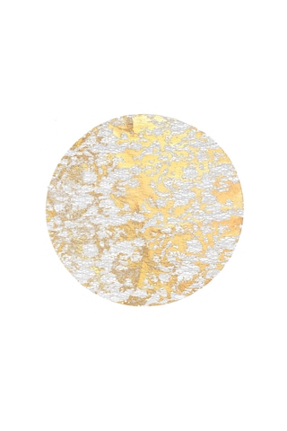 Xiaaokeji Tek Kullanımlık Yuvarlak Gül Altın Amerikan Servisi İnce Örgü Mat Altın