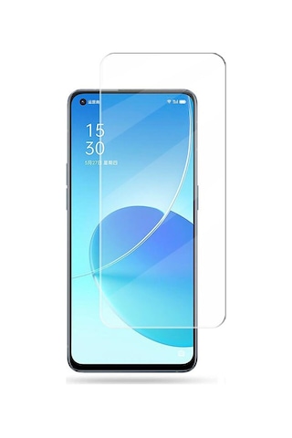 Microcase Oppo Reno 6 4G Tempered Glass Cam Ekran Koruma