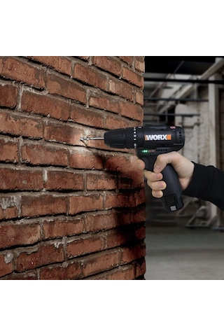 Worx WX121 12 V 2.0 AH Li-ion Çift Akülü Kömürsüz Darbeli Matkap + 5 Parça Aksesuar