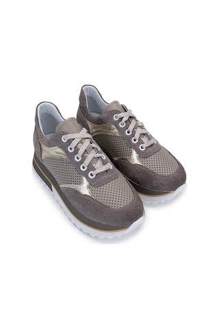 Tamer Tanca Kadın Hakiki Deri Taş Süet Sneakers & Spor Ayakkabı 775 383 Bn Ayk Y25 Tas Suet/dr Taş