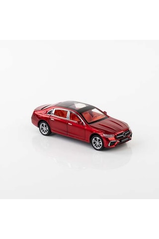 1:24 Ölçek 4 Kapısı Kaput Ve Bagajı Açılan Diecast Model Kırmızı