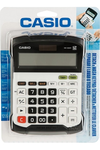 Casio WD-320MT Suya ve Toza Dayanıklı Masaüstü 12 Hane Hesap Makinesi