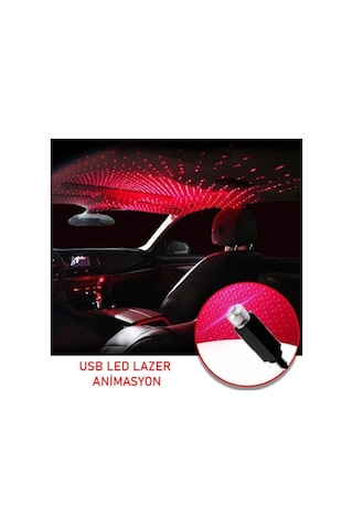 Usb Led Lazer Atmosfer Animasyon Işığı Projektörü