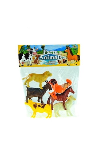 6'lı Çiftlik Hayvanları Figürü