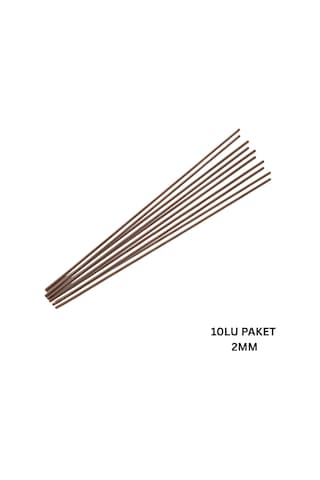 Yapay Çiçek Teli, Çiçek Aranjman Yapım Teli - 2 Mm, 10 Adet - 40 Cm - Kahverengi Kahverengi