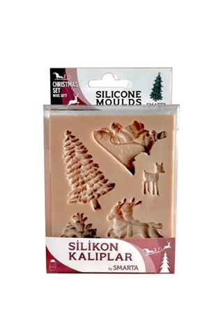Smarta Silikon Kalıp Noel Seti - Sk1013065