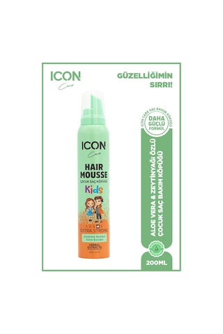 Çocuk Saç Köpüğü 200ml Extra Strong-