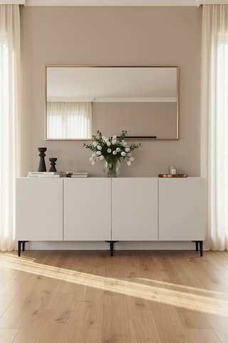 Ka1899b - Aplos Konsol, Tv Stand, Tv Sehpası Ve Tv Ünitesi Beyaz 180cm
