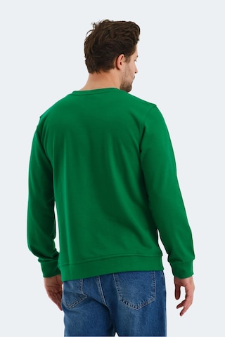 Slazenger Ortwın Erkek Yeşil Sweatshirt Yeşil