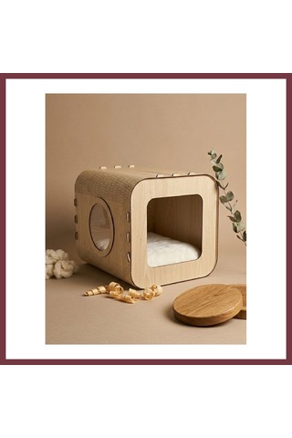 Storeşahin Özel Tasarım Luna Mdf Kedi Evi Shn0720