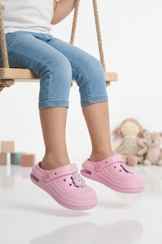 Walkway Pembe Eva Hafif Esnek Kız Çocuk Sabo Terlik 2316 B-p
