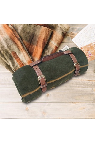 Homyl Piknik Battaniyesi Taşıma Askısı Motosiklet Yatak Kahverengi