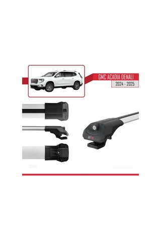 Gmc Acadia Denali 2024-2025 Arası İle Uyumlu Ace-1 Ara Atkı Tavan