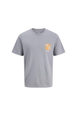 Jack & Jones Originals Erkek Tişört Göğüs Baskılı Kısa Kollu Bisiklet Yaka 2. Koyu Gri