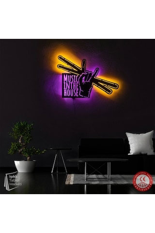 Işıklı Tablo Marketi Music İn The House