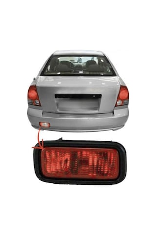 Hyundai Accent Admire Arka Tampon Reflektörü 2003--2006