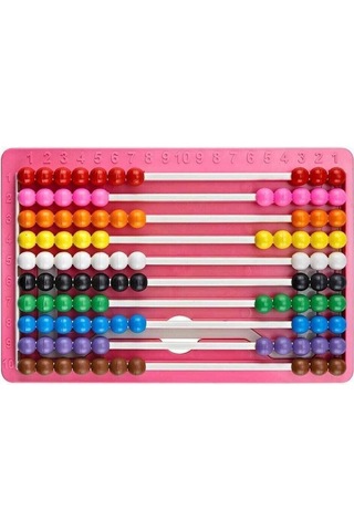 Brons Raylı Abaküs Mishap Sayı Sayma Br-226