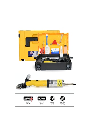 2020b 500 Watt Adaptörlü Koyun Kırpma Makinesi Yedek Bıçaklı