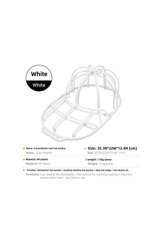 Mufunye Ev Ürünü Şapka Koruyucu: Deforme Olmamasını Engelleyen, Kuruşturma Ve Saklama Rafı Beyaz Diğer