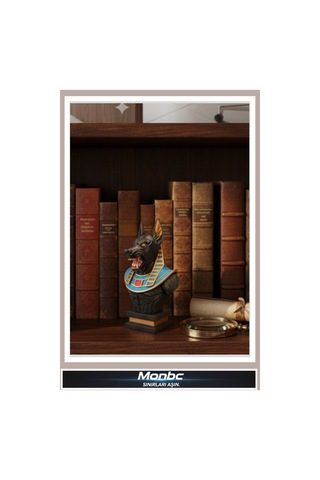 Monbc Antik Mısır Tanrısı 3d Tasarım Dekoratif Biblo, Hediyelik Ve Ev Ofis İçin Şık Aksesuar