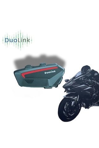 DuoLink X02 İnterkom Bluetooth 6 Kişi Grup Motosiklet Kulaklık Müzik Paylaşımı Kask Intercom Sesli Yanıt