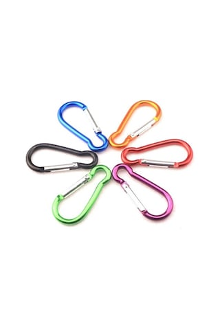 Pazly Yürüyüş Ve Seyahat Karabinası Kamp İçin Hafif Geeroyoo Dağcılık, Alüminyum Adet 10 - Fj