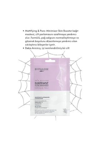 Byphasse Matlaştırıcı Ve Gözenek Sıkılaştırıcı Skin Booster Kağıt Yüz Maskesi