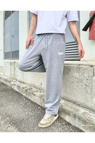 Bpm Swd Baggy Eşofman Altı Gri Çok Renkli