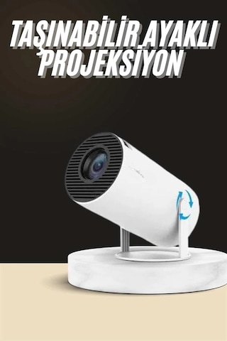 Taşınabilir Mini Projektör 720p 40-130 İnç Sinema Deneyimi