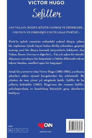 Sefiller - Victor Hugo - Can Çocuk Yayınları