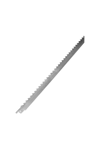 Badem10 Tilki Kuyruğu Kılıç Et Kemik Kesme Testeresi Paslanmaz Çelik Bıçak Buz Kesme Bıçağı Ağzı Ucu 30 Cm