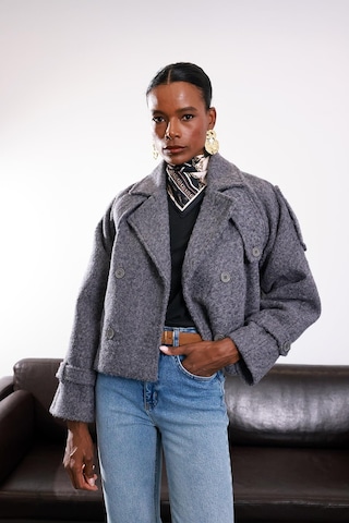 Antrasit Astarlı Kaşe Ceket 286 Antrasit