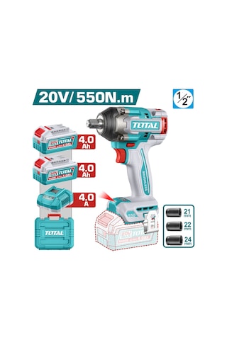 Total Lı-ıon Akülü Somun Sökme Makinesi 550nmtıwlı2055e